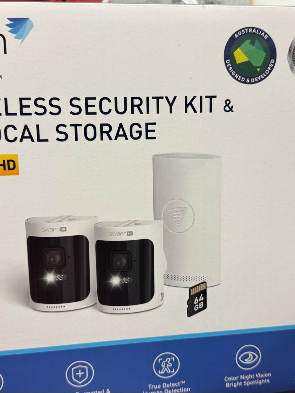 Swann Wireless Security Cameras with Local Storage - White